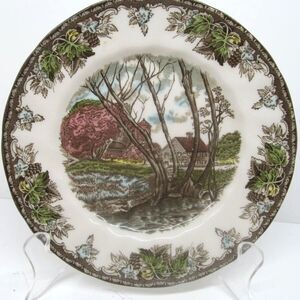 Johnson Brothers Friendly Village 50th Anniversary 6 7/8" Dessert Plate